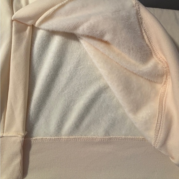 Women's Yellow Fleece Hoodie Size Medium - Picture 10 of 12